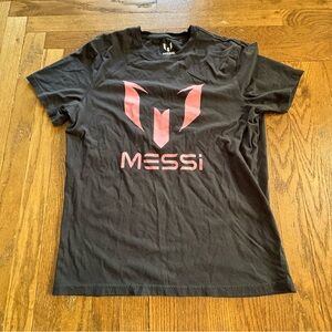Messi Collection Logo T-Shirt Black Centric Brands Soccer Graphic Tee Size‎ M